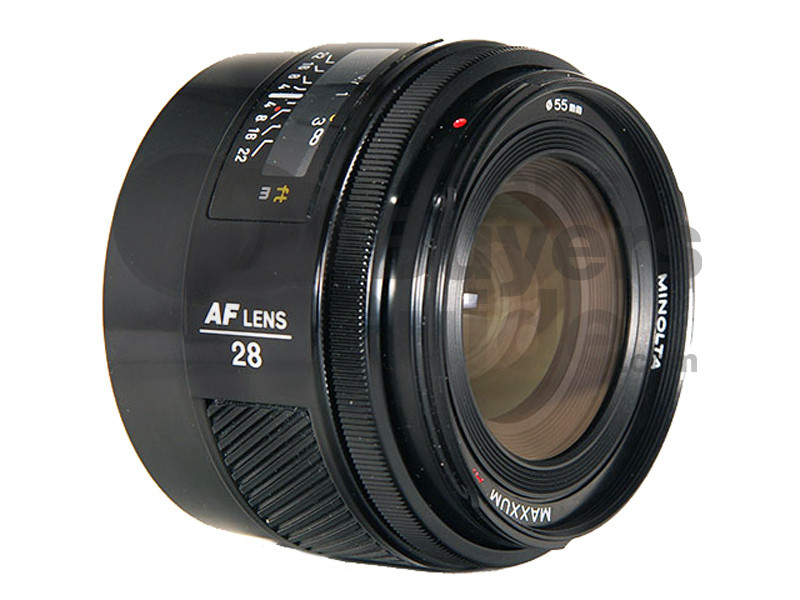 Minolta AF 28mm f/2.0 lens reviews, specification, accessories