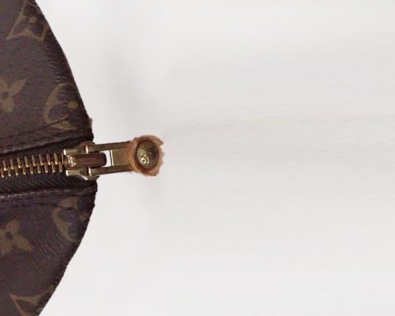 LV ミニボストンバッグ ファスナーのプルタブ（革製）交換修理