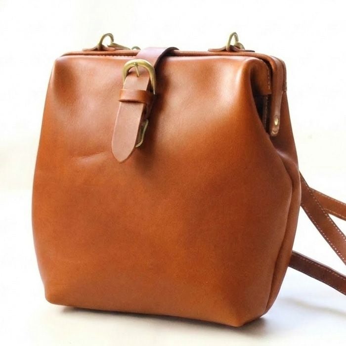 口枠ショルダーバッグ 薄マチタイプ｜PORCO ROSSO