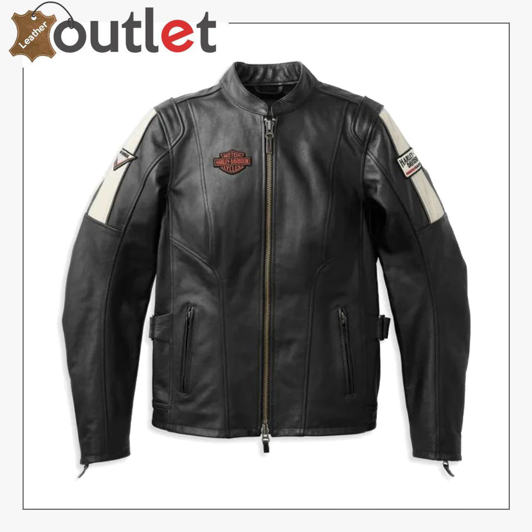 Harley-Davidson Women's Enduro Leather Riding Jacket - Black