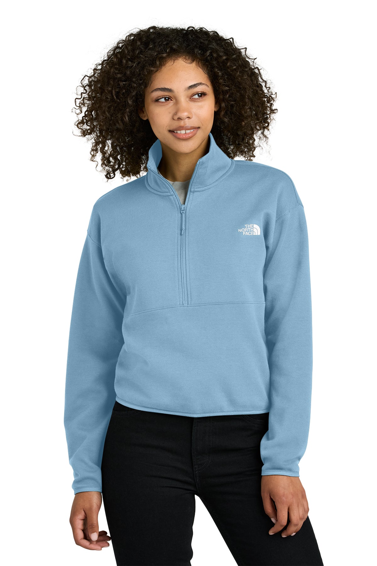 Custom The North Face Womens Double-Knit 1/2-Zip Fleece NF0A8C5H