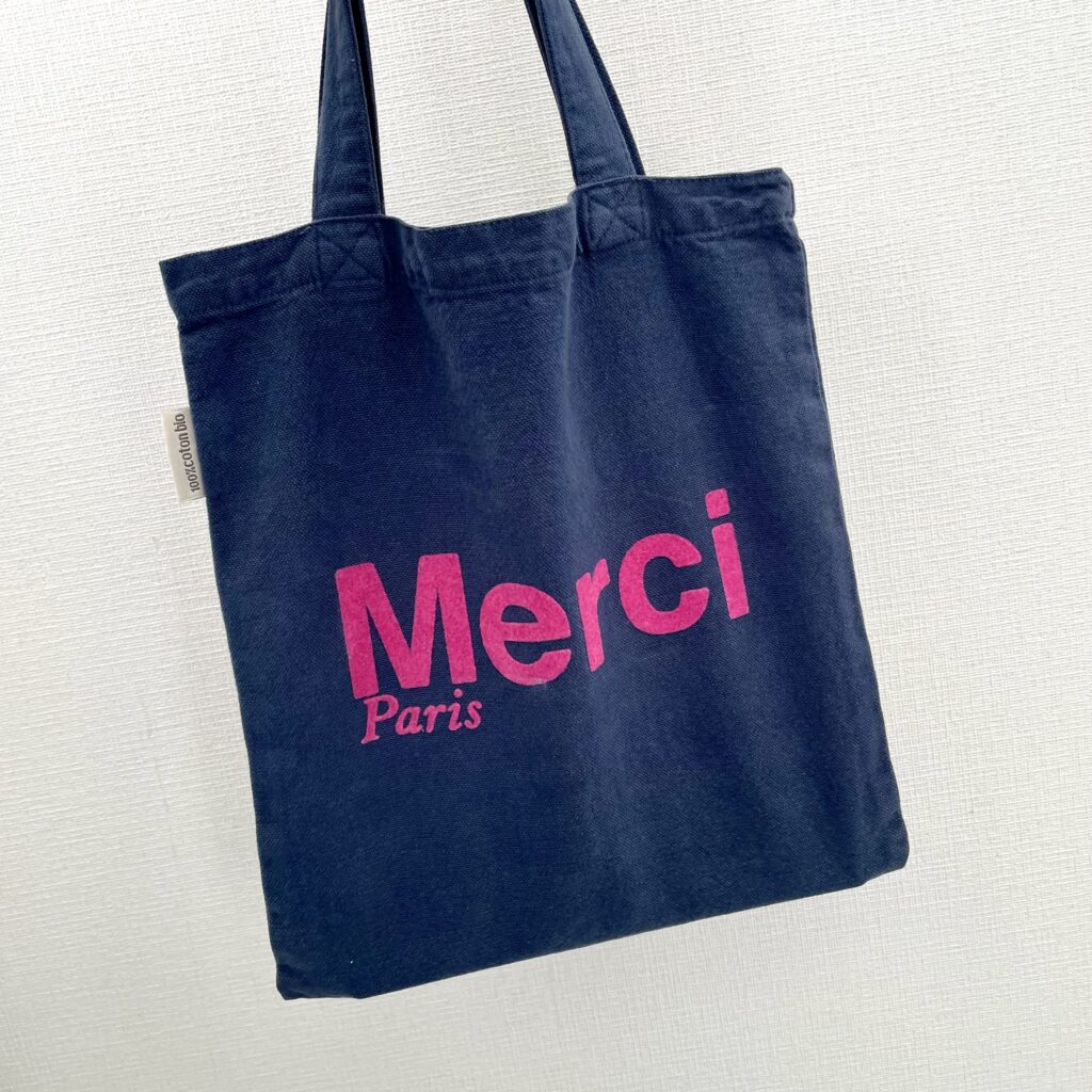 Merci】Parisのセレクトショップで購入した小さめトートを活用中！ | LEE