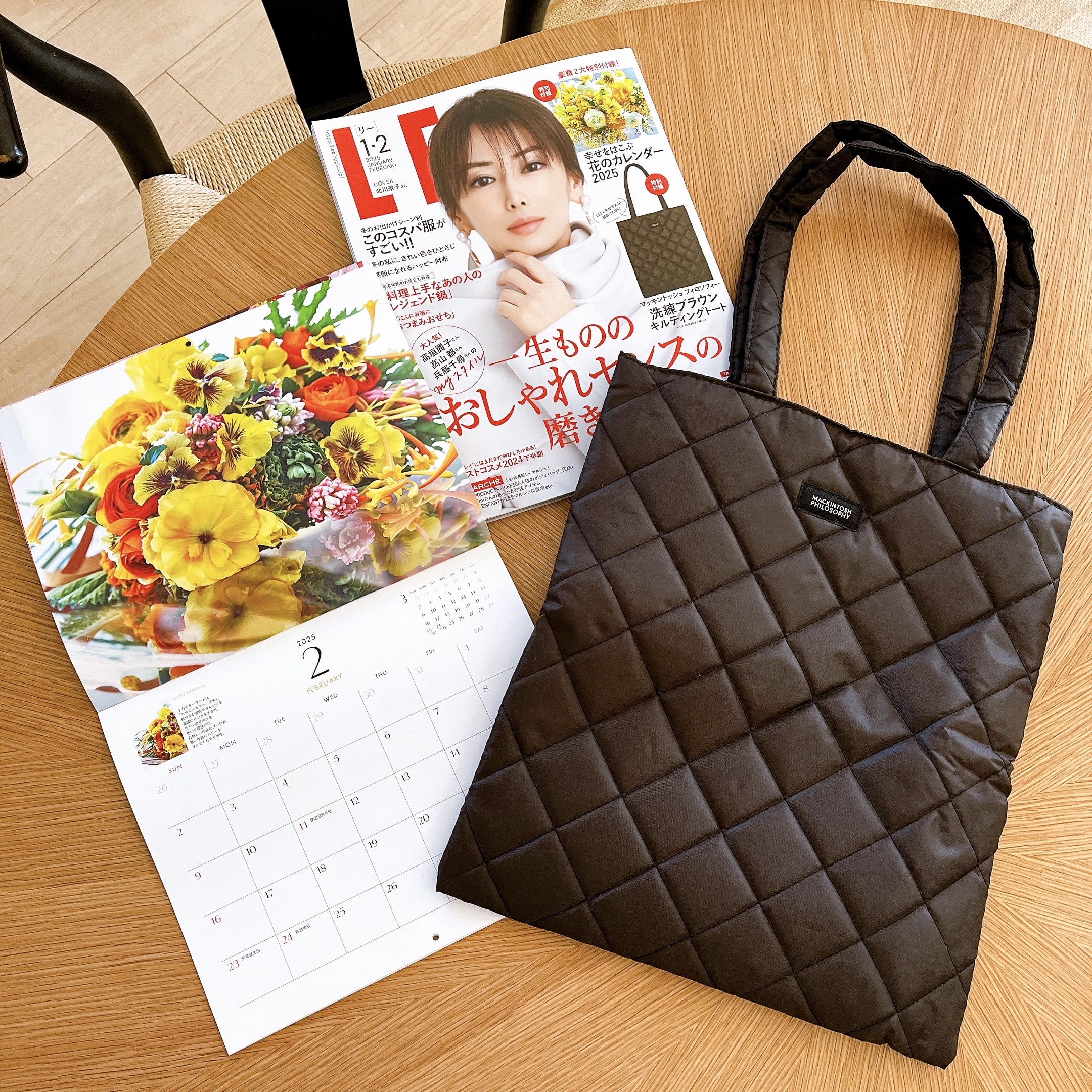 LEE1・2月号】マッキントッシュフィソロフィーのふわふわトートが付録