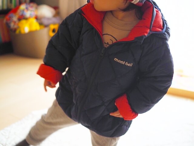 モンベル】リバーシブルダウンkid'sは軽くあたたか♪ | LEE