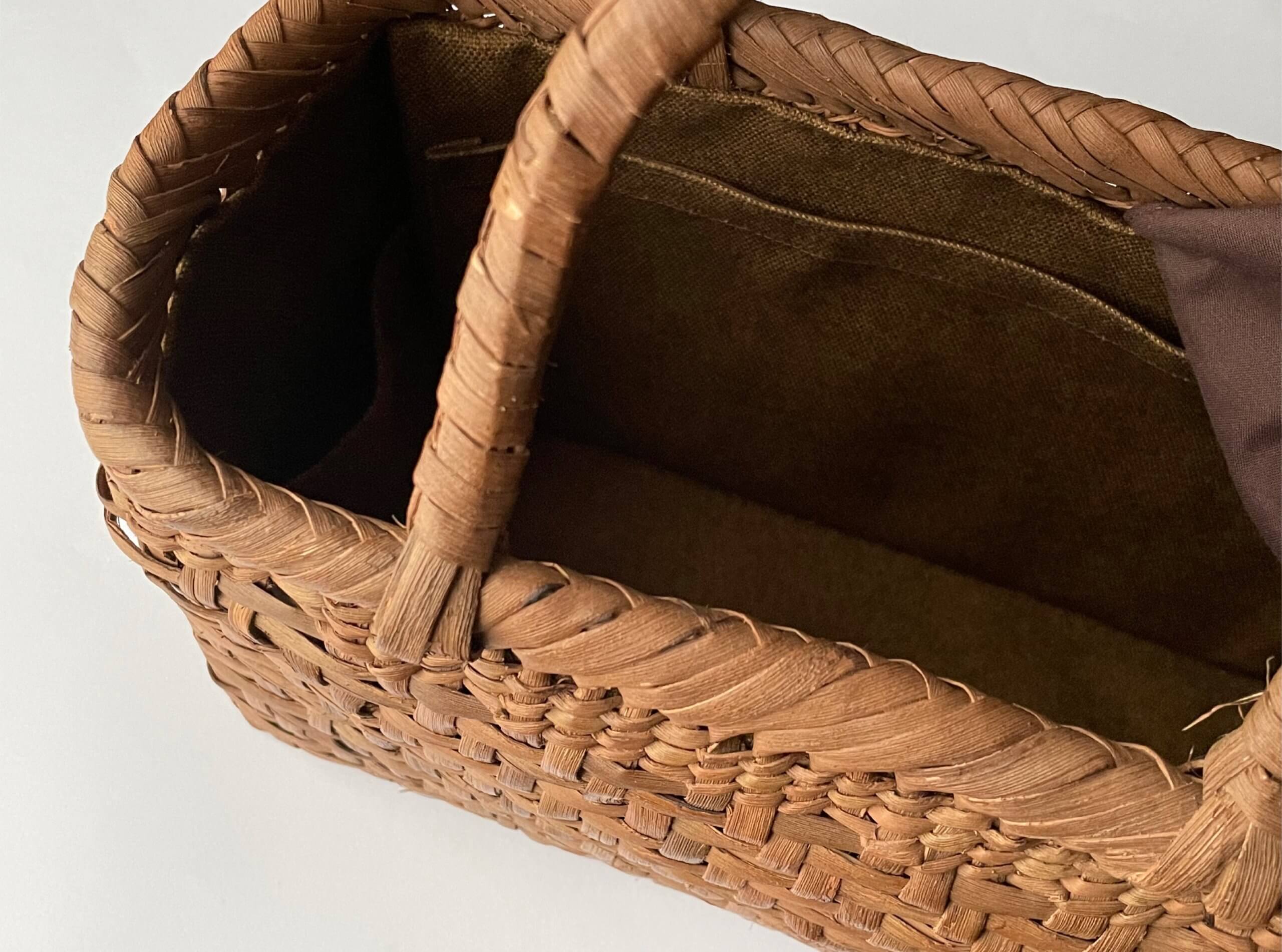 清水買い。山ぶどうのかごバッグ。 | LEE