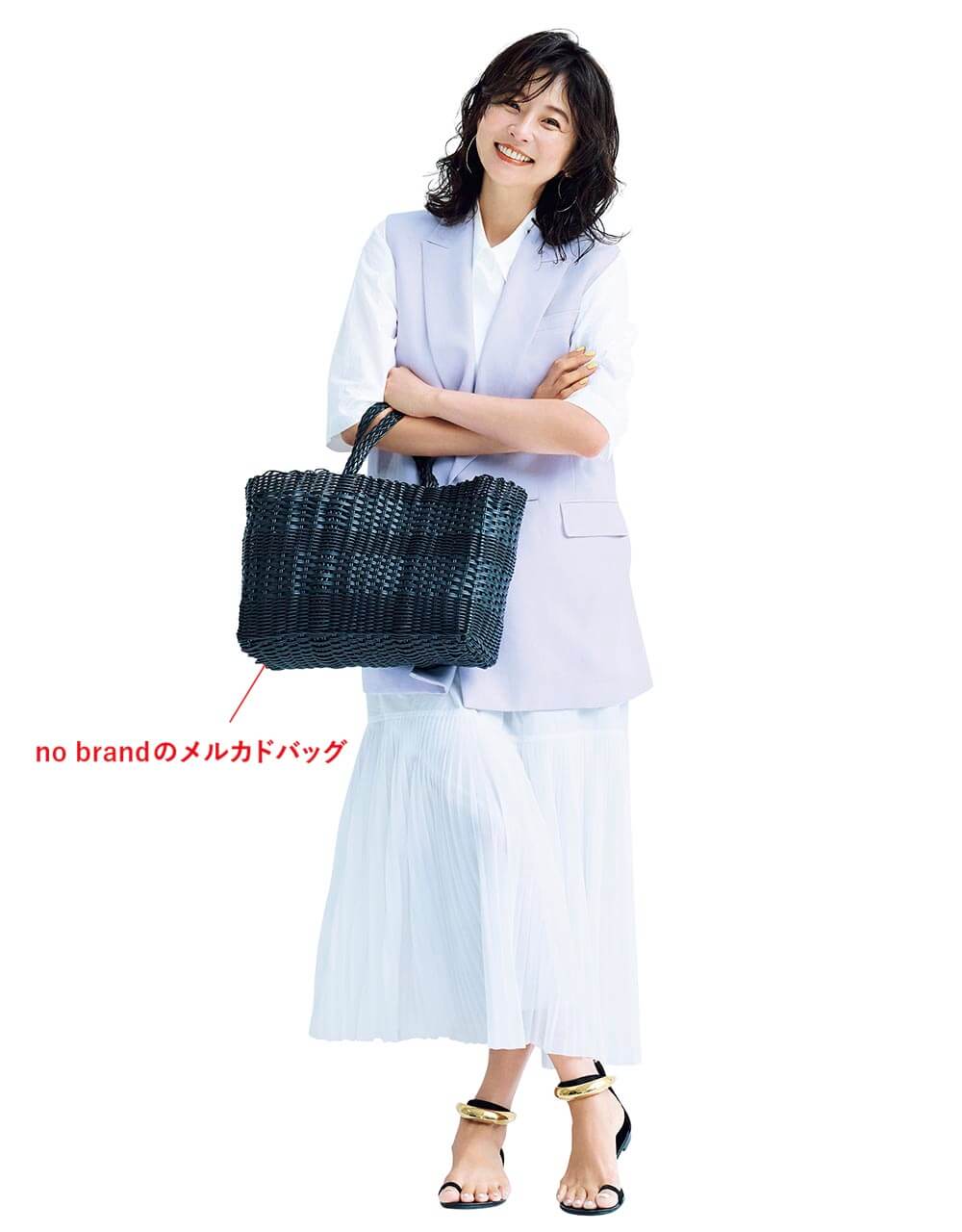 五明祐子さんのバッグの中身】軽くて丈夫なメルカドバッグに長年愛用の