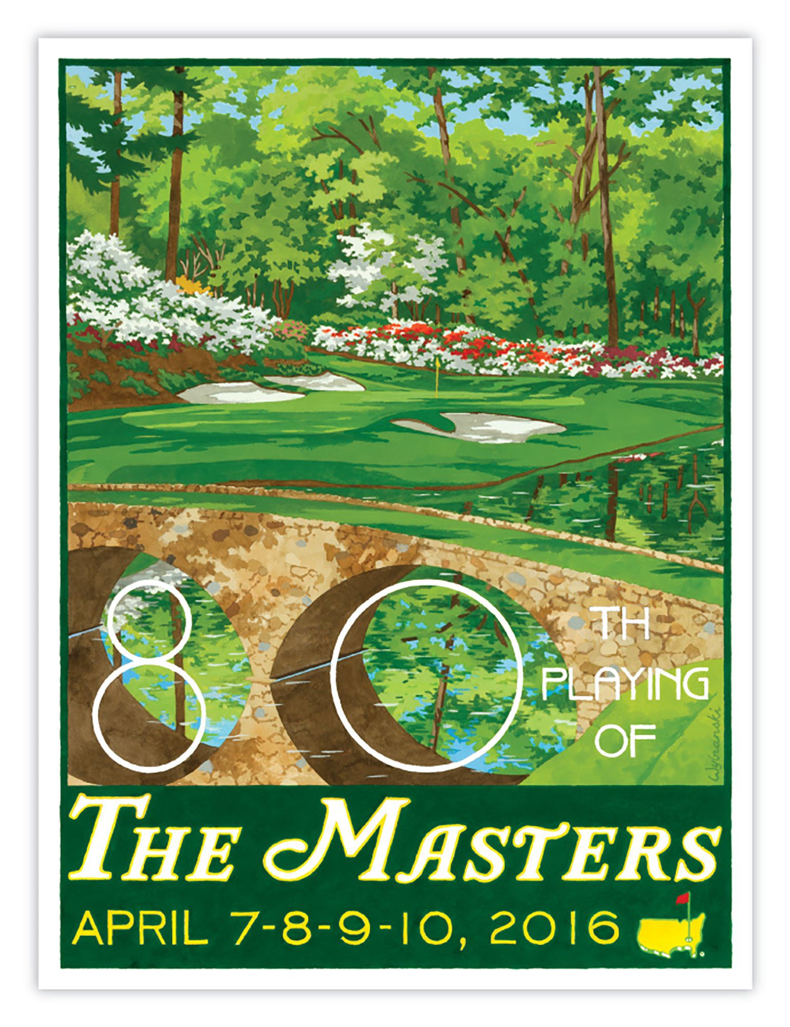 2016 The Masters The 12th Hole - Lee Wybranski