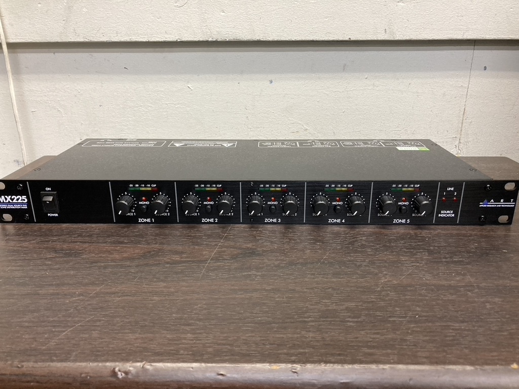 ART MX225ステレオデュアルソース5ゾーンディストリビューション