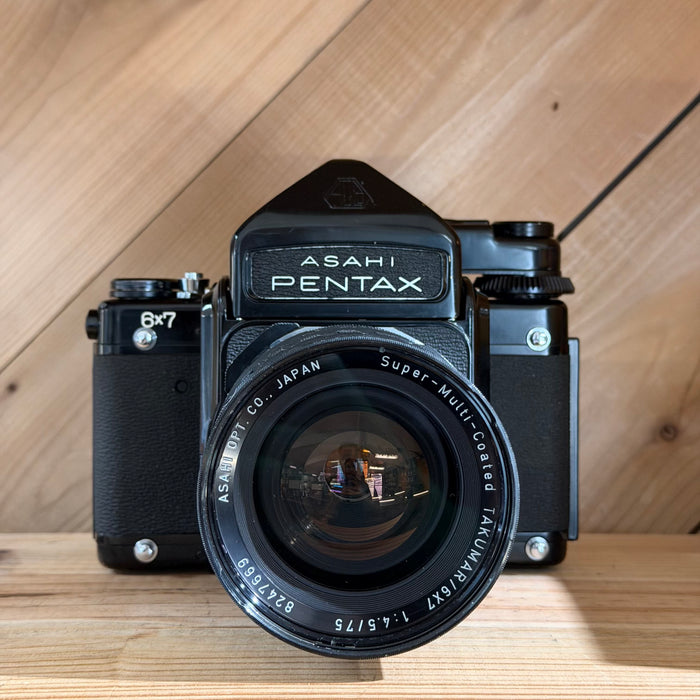 Asahi Pentax 6×7 Medium Format SLR Camera w/ SMC Takumar 75mm f