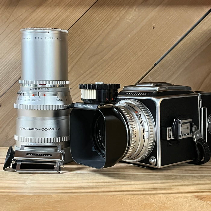 Hasselblad 500C with Carl Zeiss Planar 80mm f/2.8 Lens 250mm 5.6