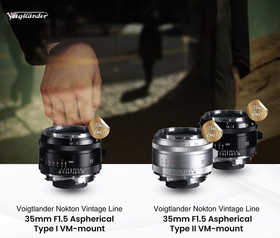 Announced: Voigtlander NOKTON Vintage Line 35mm f/1.5 Aspherical
