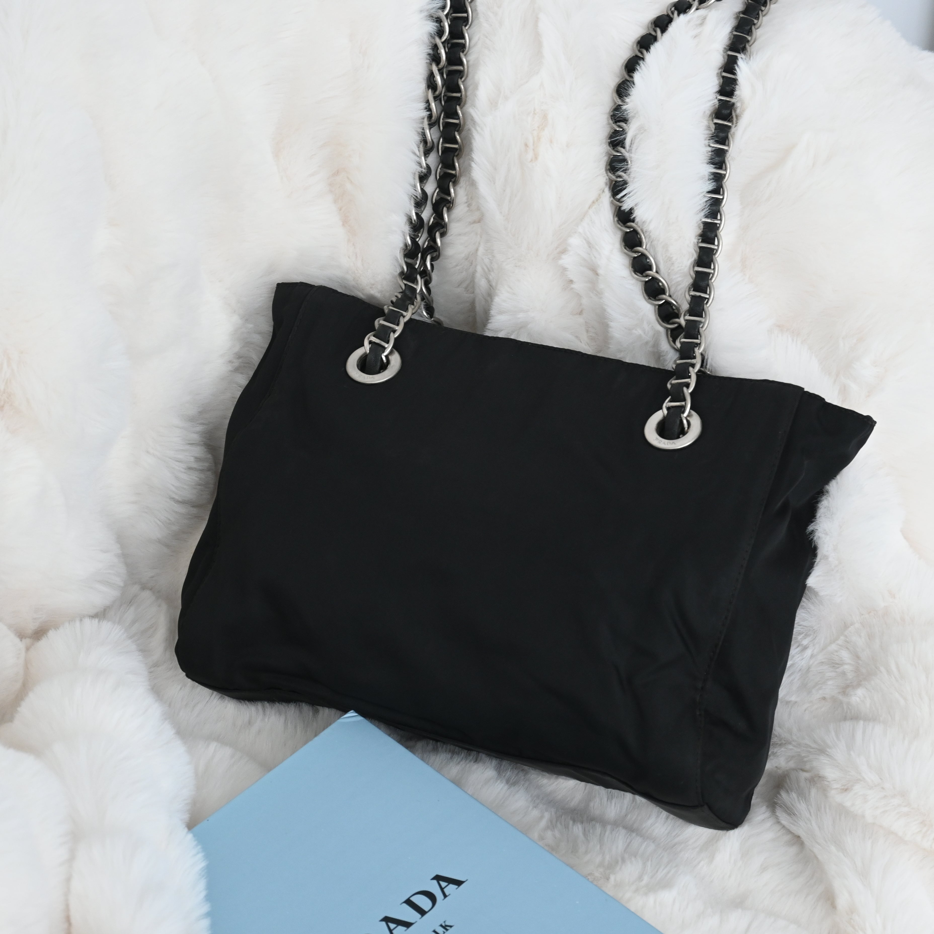 Prada Nylon Chain Shoulder Bag – Leluxe Vintage Sdn. Bhd.