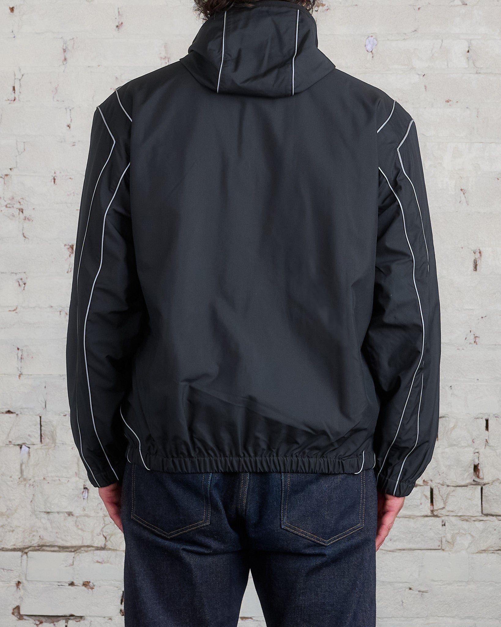 John Elliott Panelled Nylon Anorak Jacket Black – LESS 17