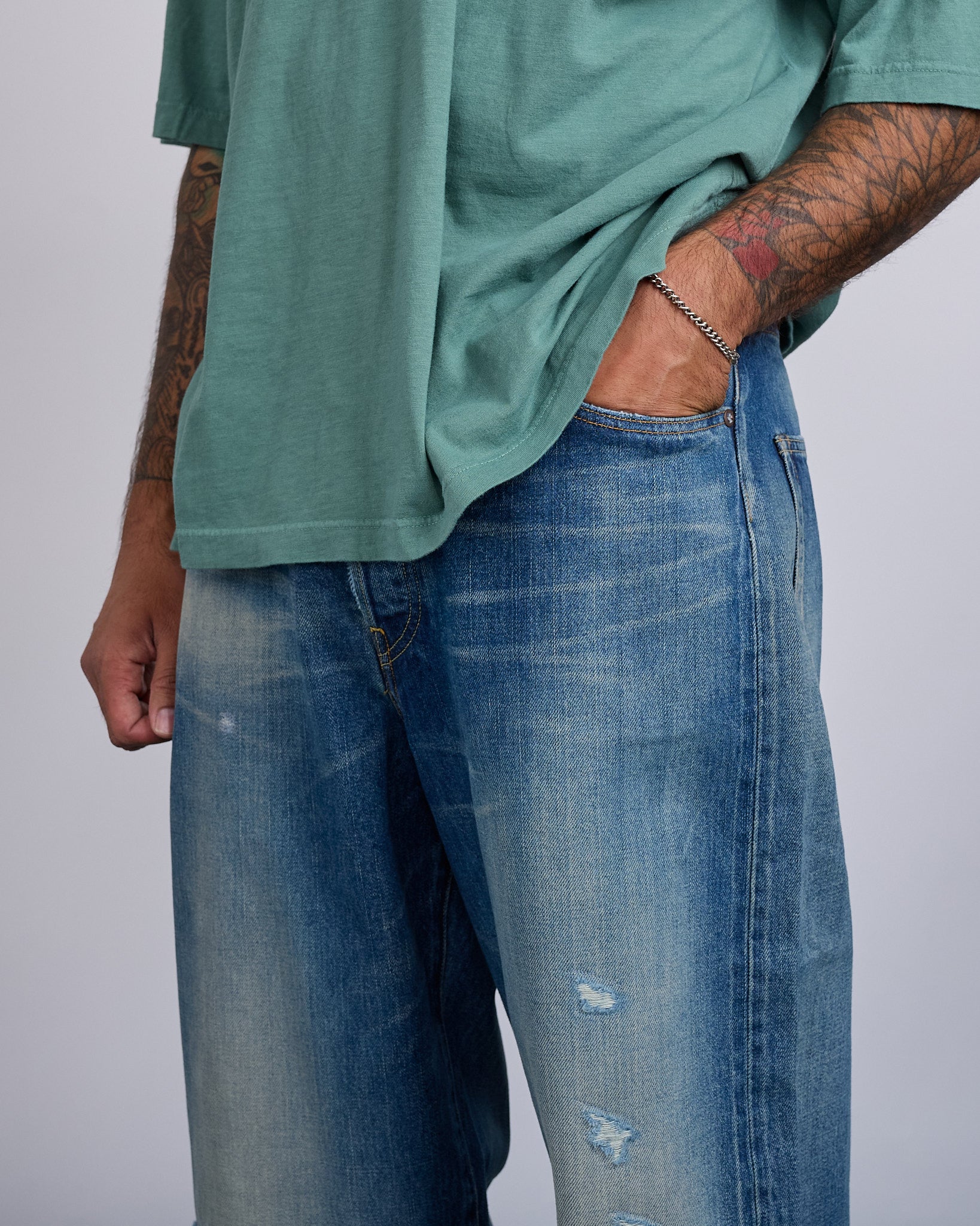 visvim Social Sculpture 01 Ex-Wide Jean DMGD-44 – LESS 17