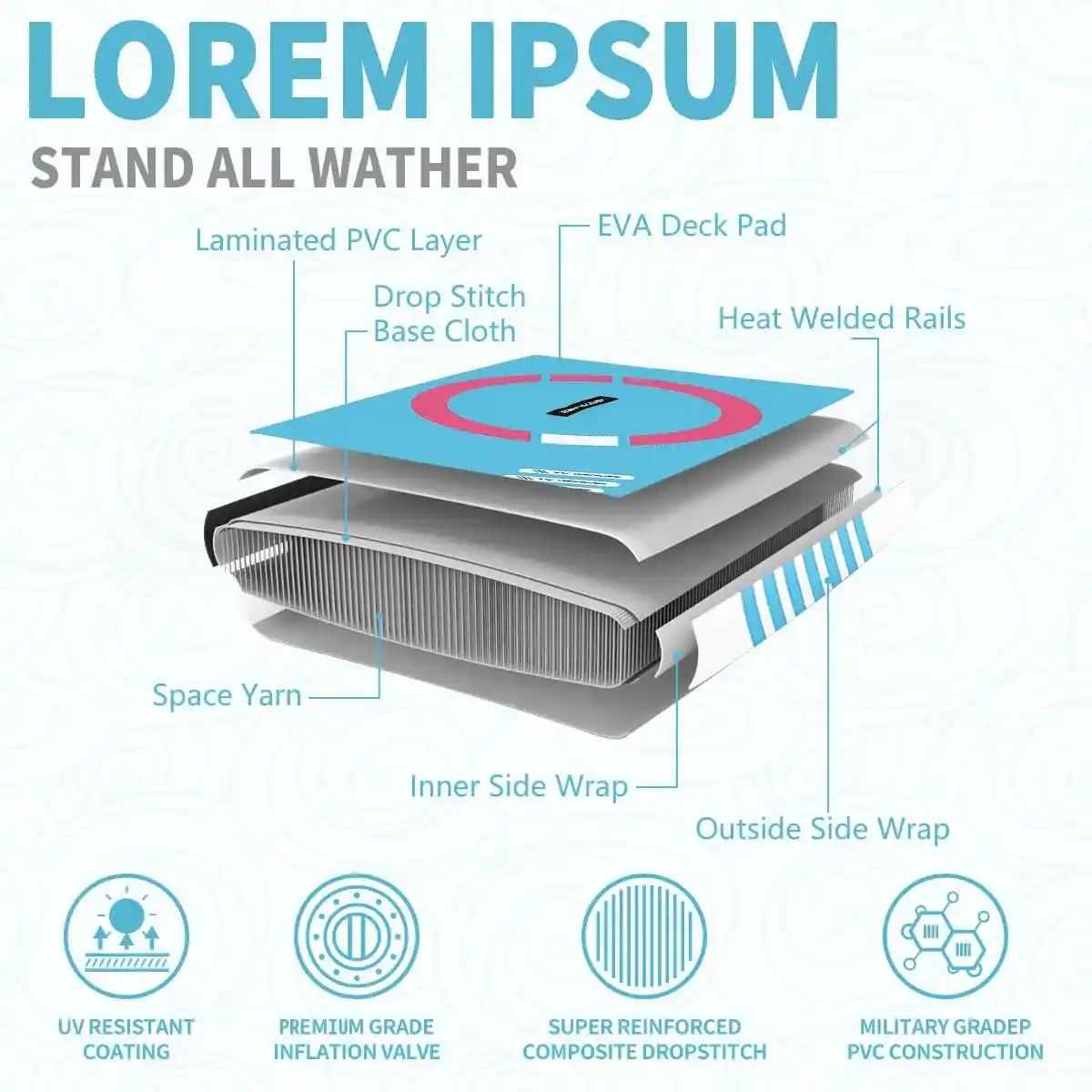 MseaSfree 335 x 86 Kamera Aparatlı Sup - Lethe Boards