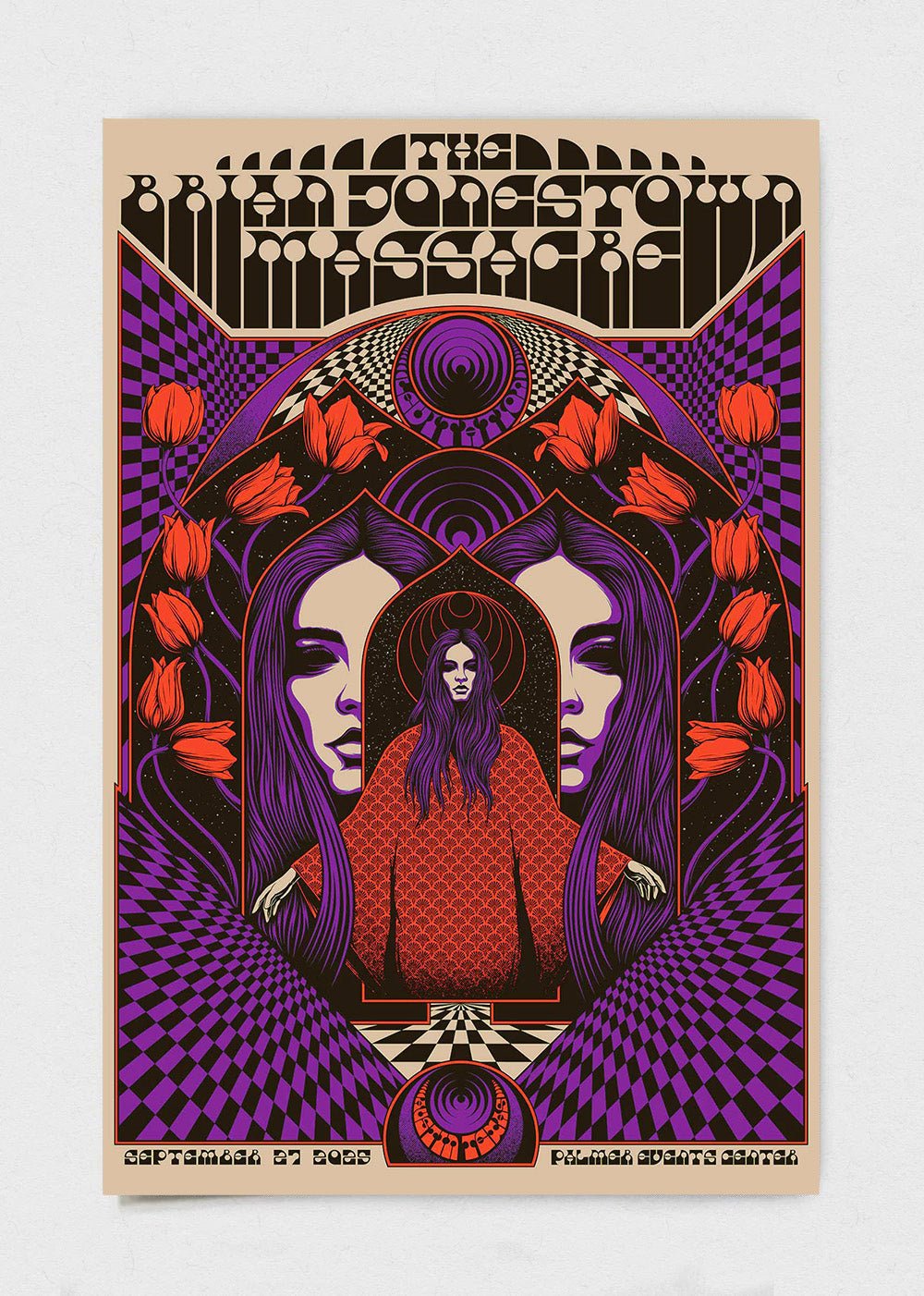 The Brian Jonestown Massacre Poster by Simon Berndt – LEVITATION