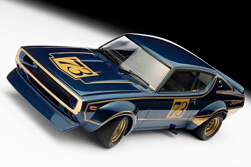 伝説のレース仕様を精密再現!!フジミ製プラモ「ケンメリGT-R」からの大