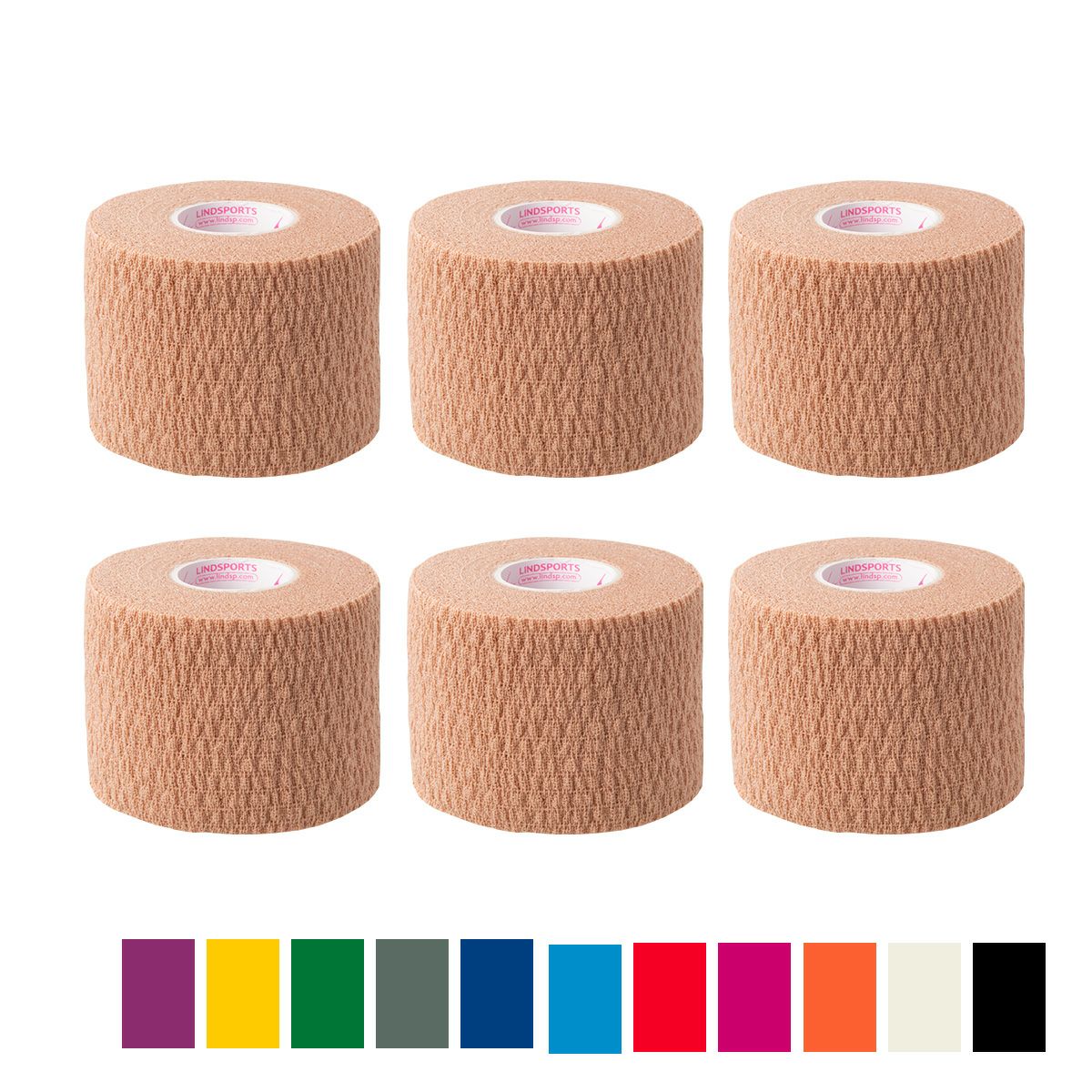 LINDSPORTS 【スモールパック】NEOソフトリップ 50mm×6.9m 6本/同色