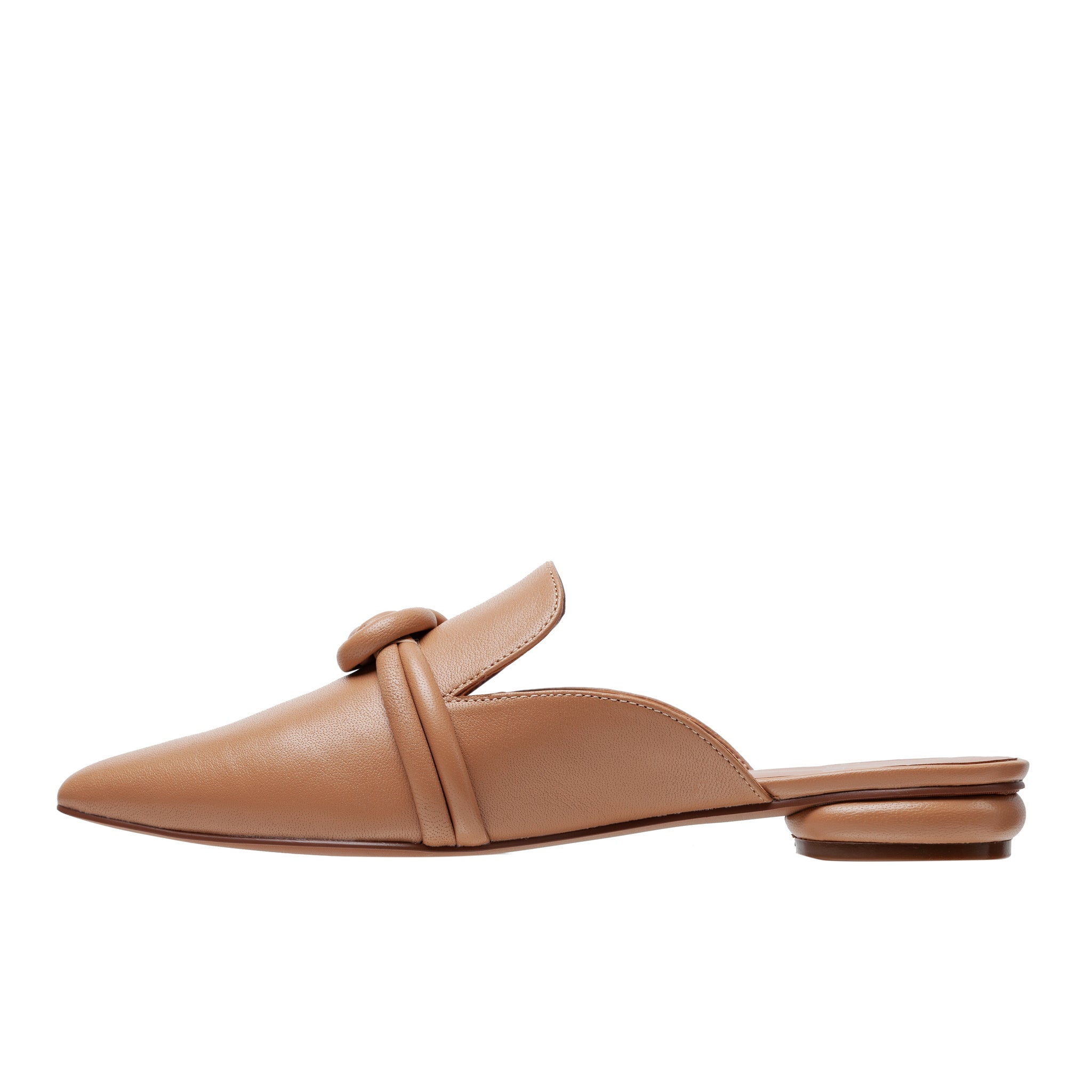 AZELIA | Knotted Leather Mules – LINEA Paolo Shoes