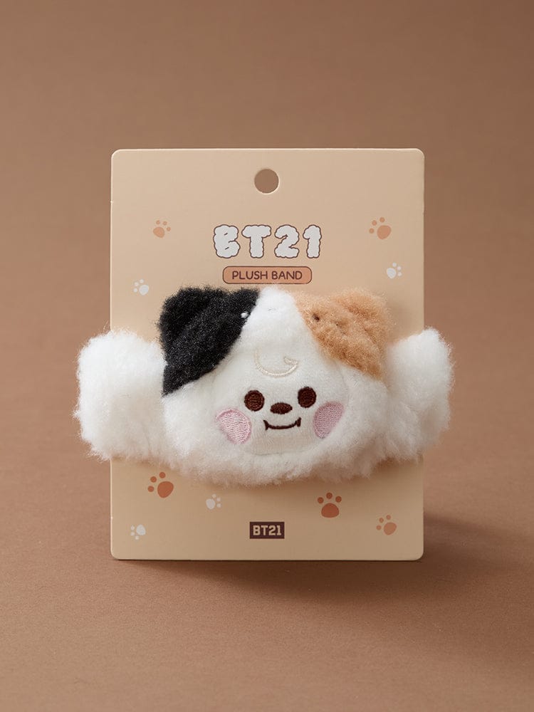 BT21 BABY MORE FLUFFY FACE PLUSH BAND – LINE FRIENDS SQUARE