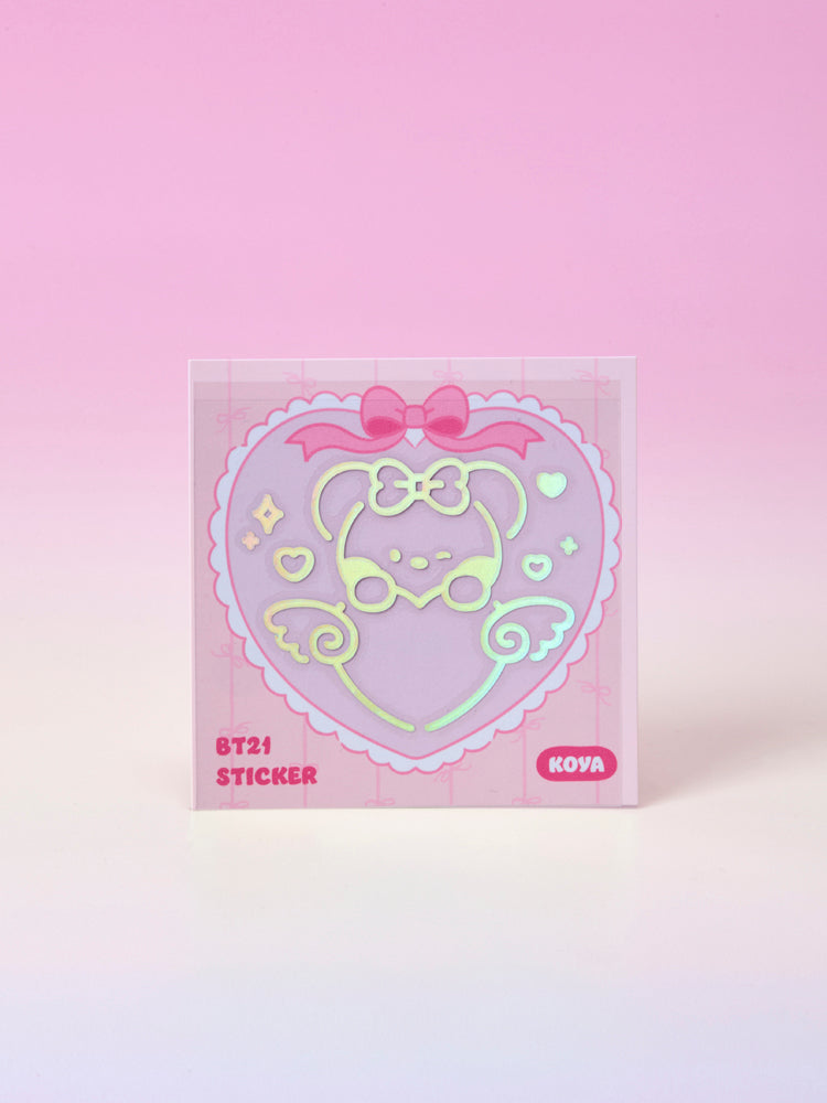BT21 minini ホログラムステッカー(RIBBONED YOU) MANG – LINE FRIENDS