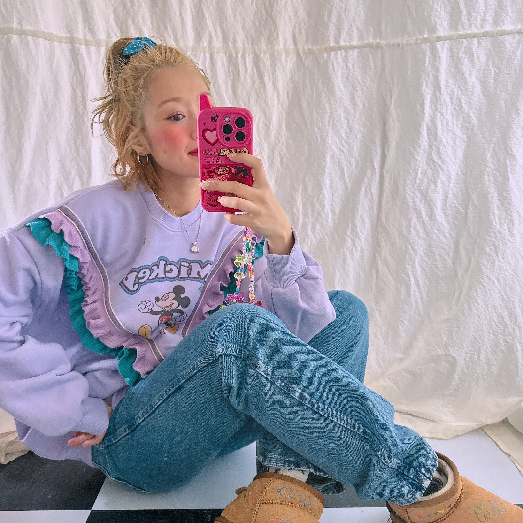 再再再再再再再再販(再再再追加分) ミッキーフリルスウェット