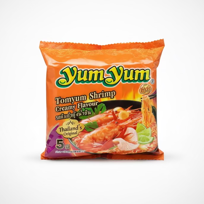 YumYum Tom Yum Shrimp Creamy Flavor (5個パック) – LION MART