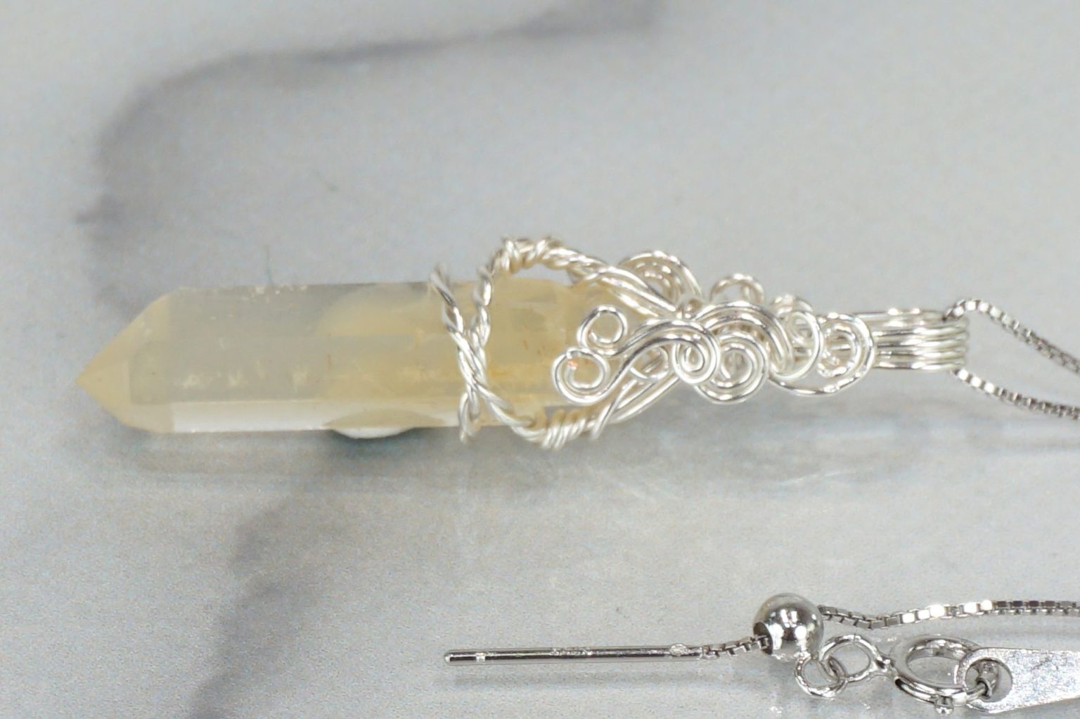 奈良県 天川村産 レモン水晶【希少】 - リアファル