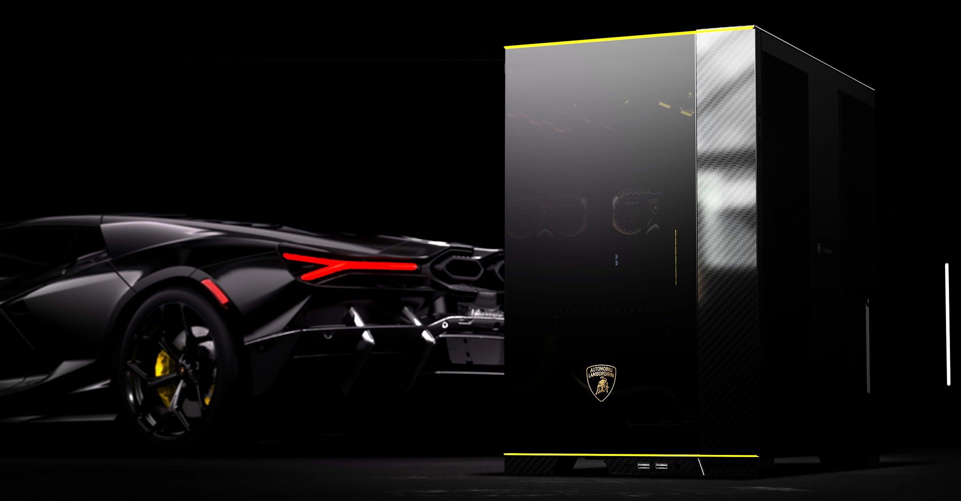 O11D EVO RGB Automobili Lamborghini Edition - LIAN LI は PC ケース