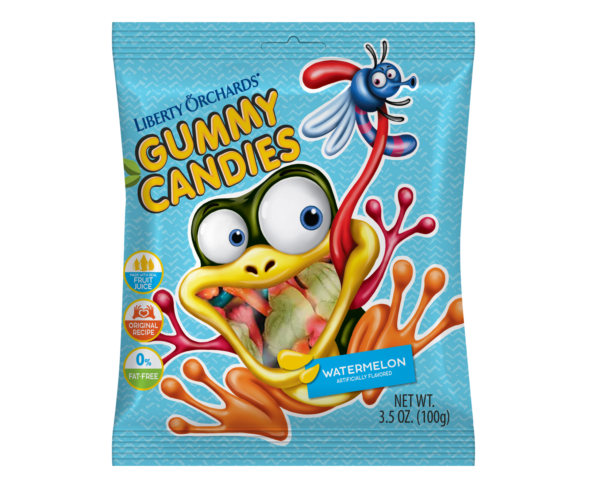 3.5oz Gummy Frogs – Liberty Orchards