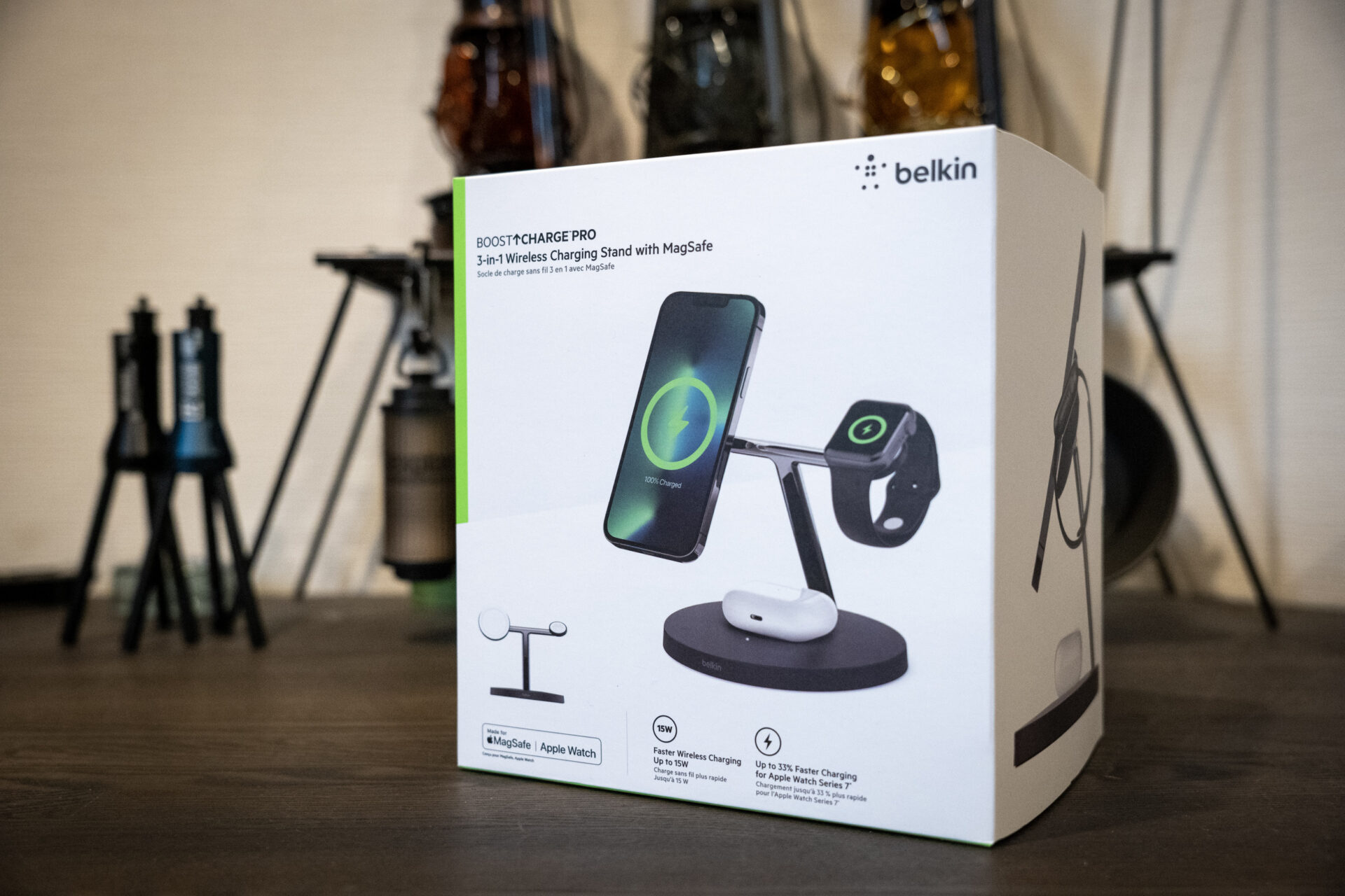 レビュー] Belkin ベルキン MagSafe ワイヤレス充電器 3-in-1 Wireless