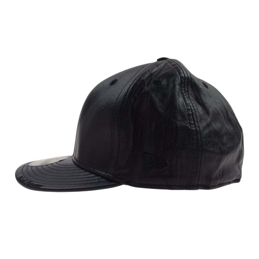 Supreme シュプリーム 07AW × NEW ERA Leather Side Logo Cap サイド
