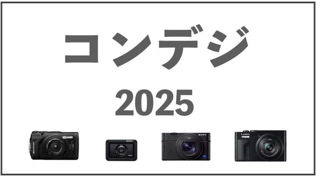 2025年版おすすめコンデジ｜300g台まで｜ソニー、OM SYSTEM、パナソニック
