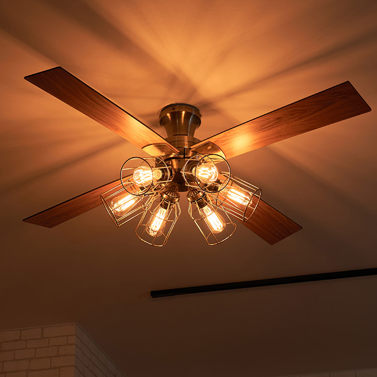 VINTAGE Collection シーリングファン 6灯 JE-CF055 | JAVALO ELF