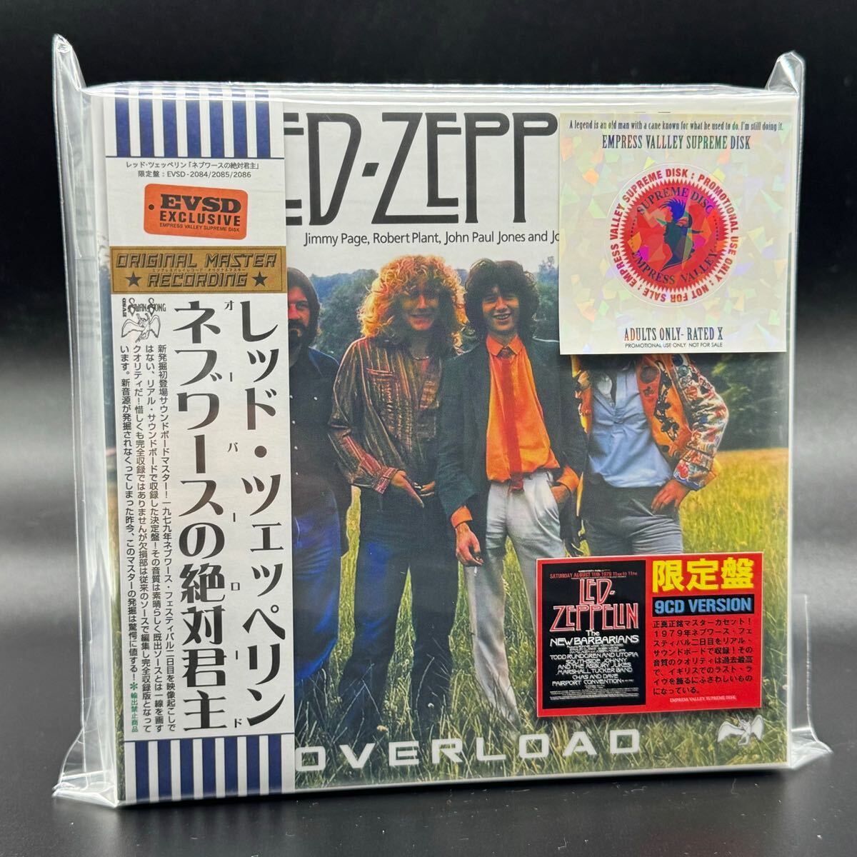 LED ZEPPELIN - OVERLOAD “Knebworth 1979” 9CD BOX THE REAL