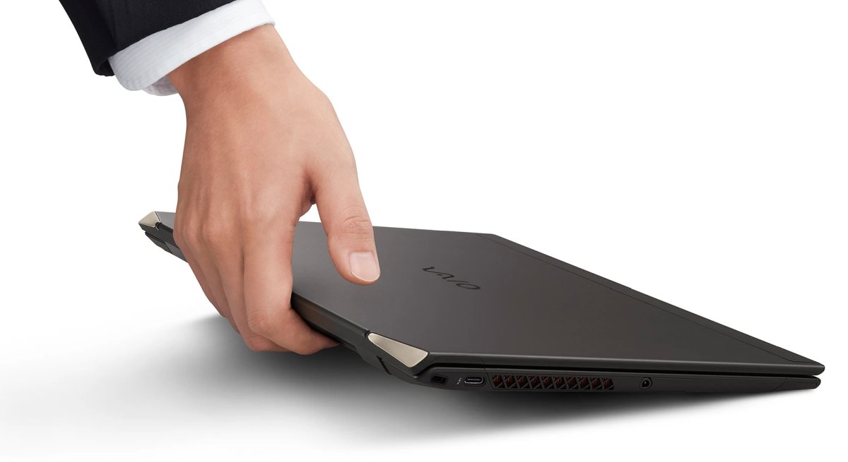 The new VAIO Z is a thin and light laptop with carbon fiber body