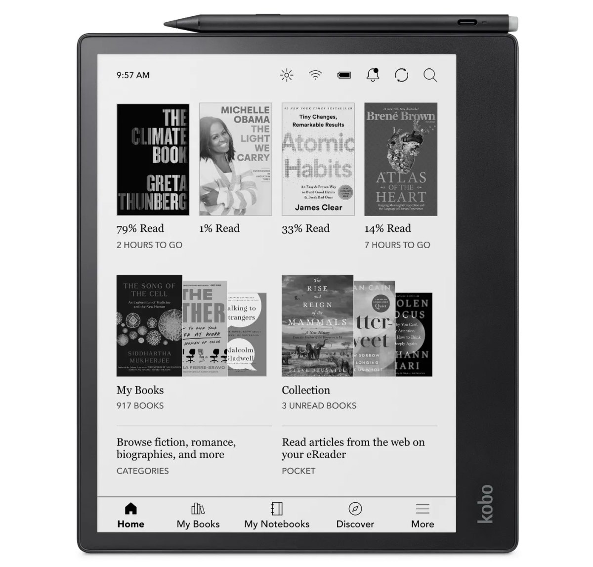 Kobo Elipsa 2E brings adjustable color temperature and a new pen