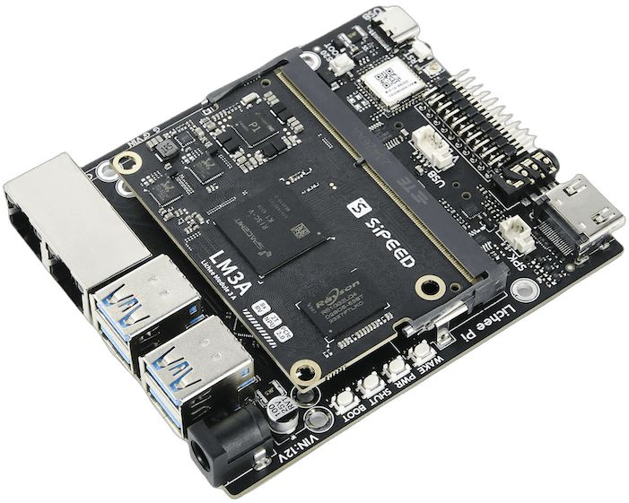 Sipeed Lichee Pi 3A is a low-cost RISC-V dev board with 2 PCIe 2.0