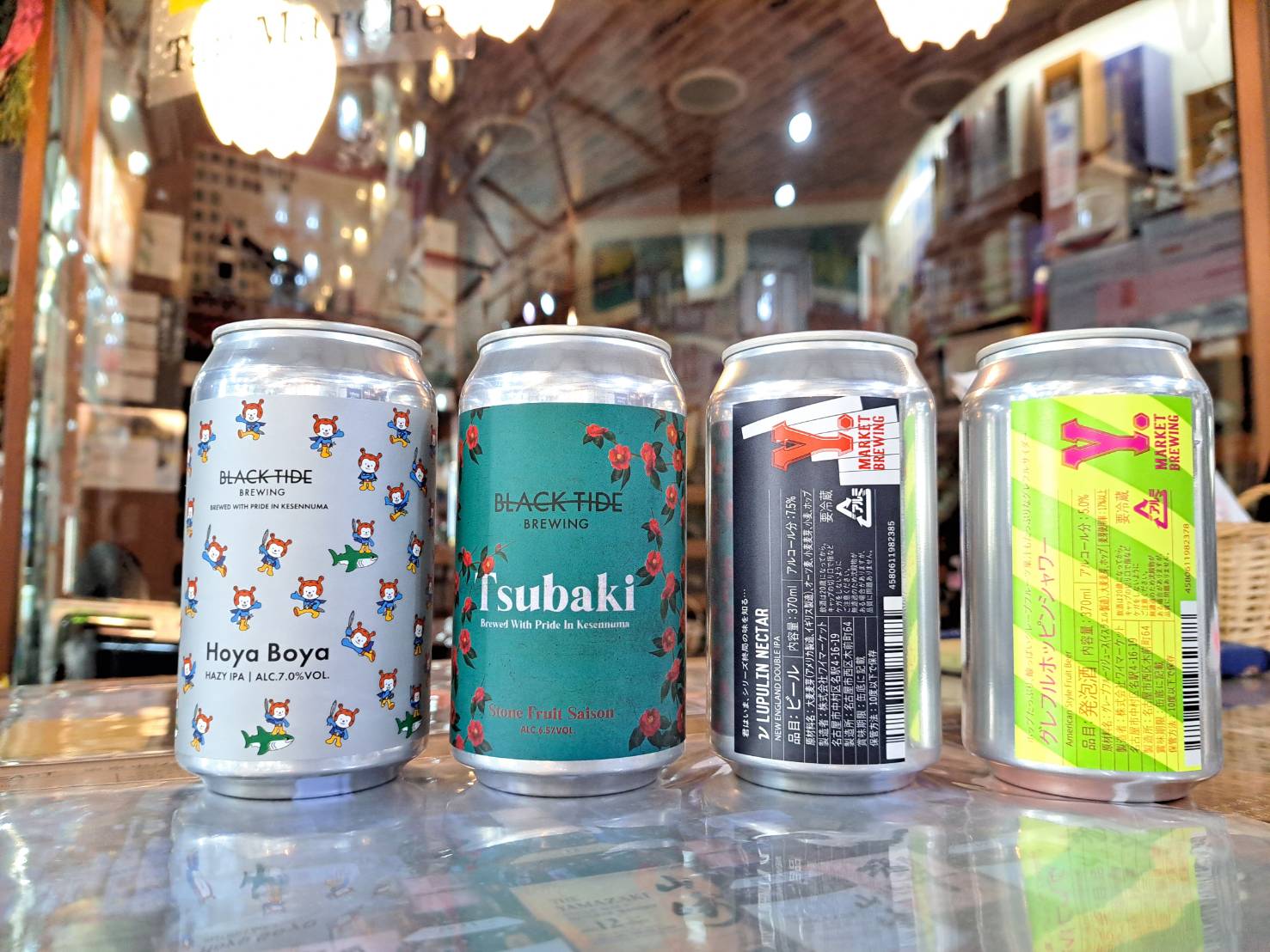 近年人気急上昇中の国産クラフトビールブルワリーから4種類のビールが