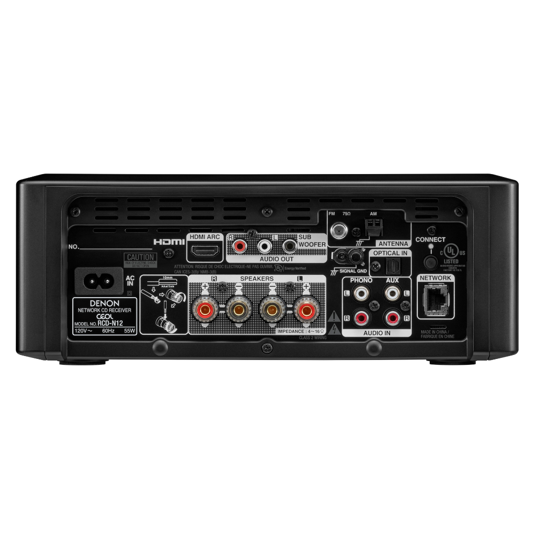 Denon RCD-N12 Mini all-in-one Hi-Fi system with CD player, radio