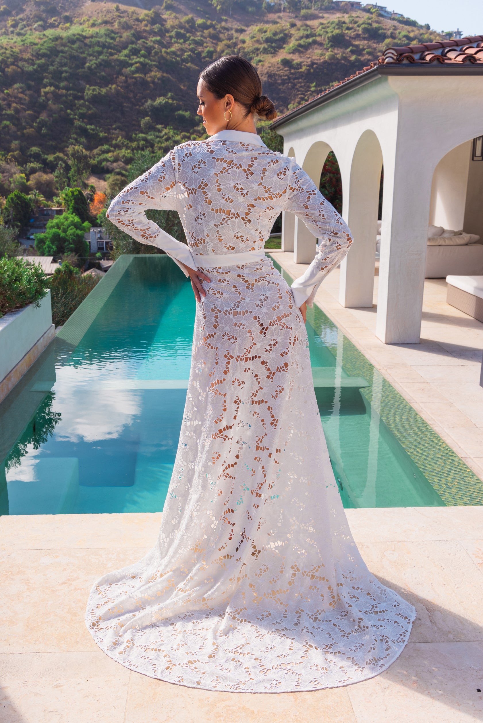 Good Life Lace Maxi Dress in White - Lisa Maree