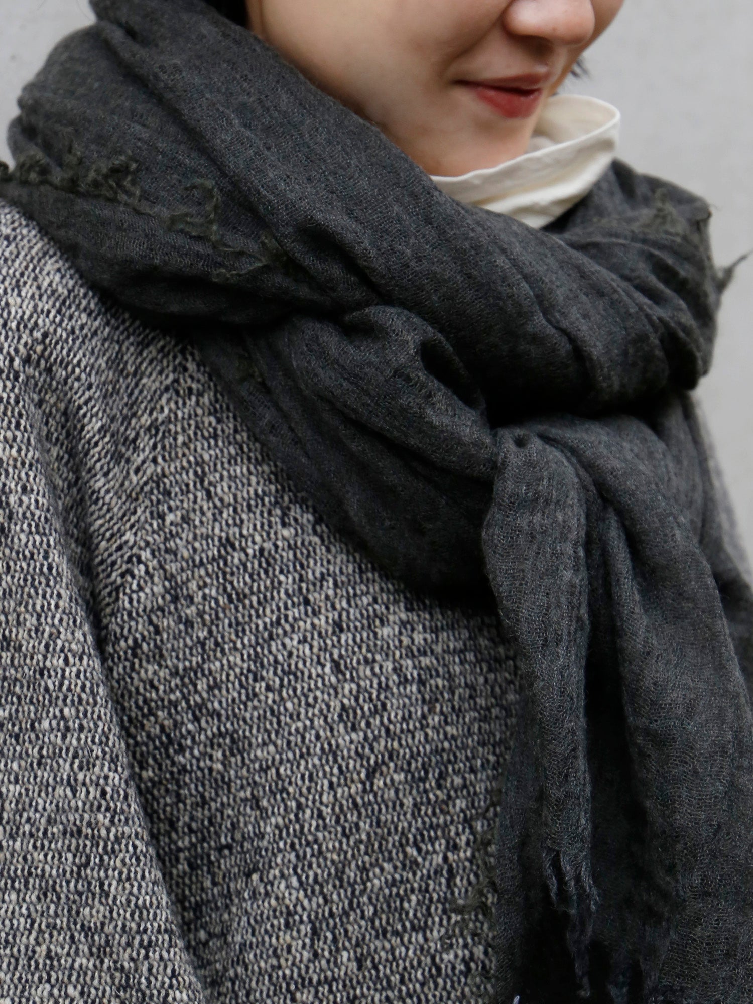 Botto Giuseppe カシミアシルクストール 200×130cm — LISETTE