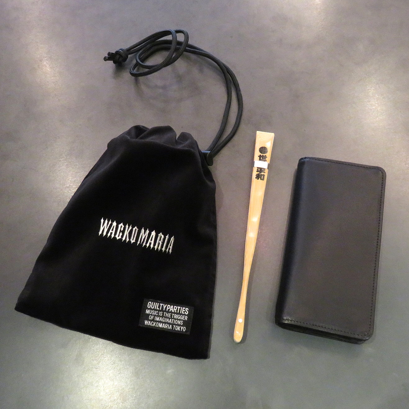 WACKOMARIA(ワコマリア)】DRAWSTRING BAG(ショルダーポーチ)商品紹介