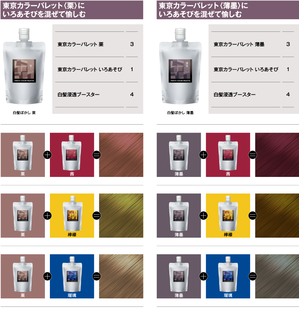 東京カラーパレット -白髪ぼかし篇-（エンドユーザー向け） - リトル