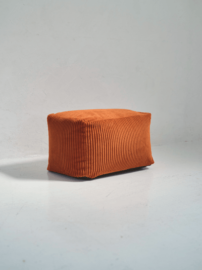 LOOSY ビーズオットマン Blood Orange｜スツール おしゃれ 一人暮らし