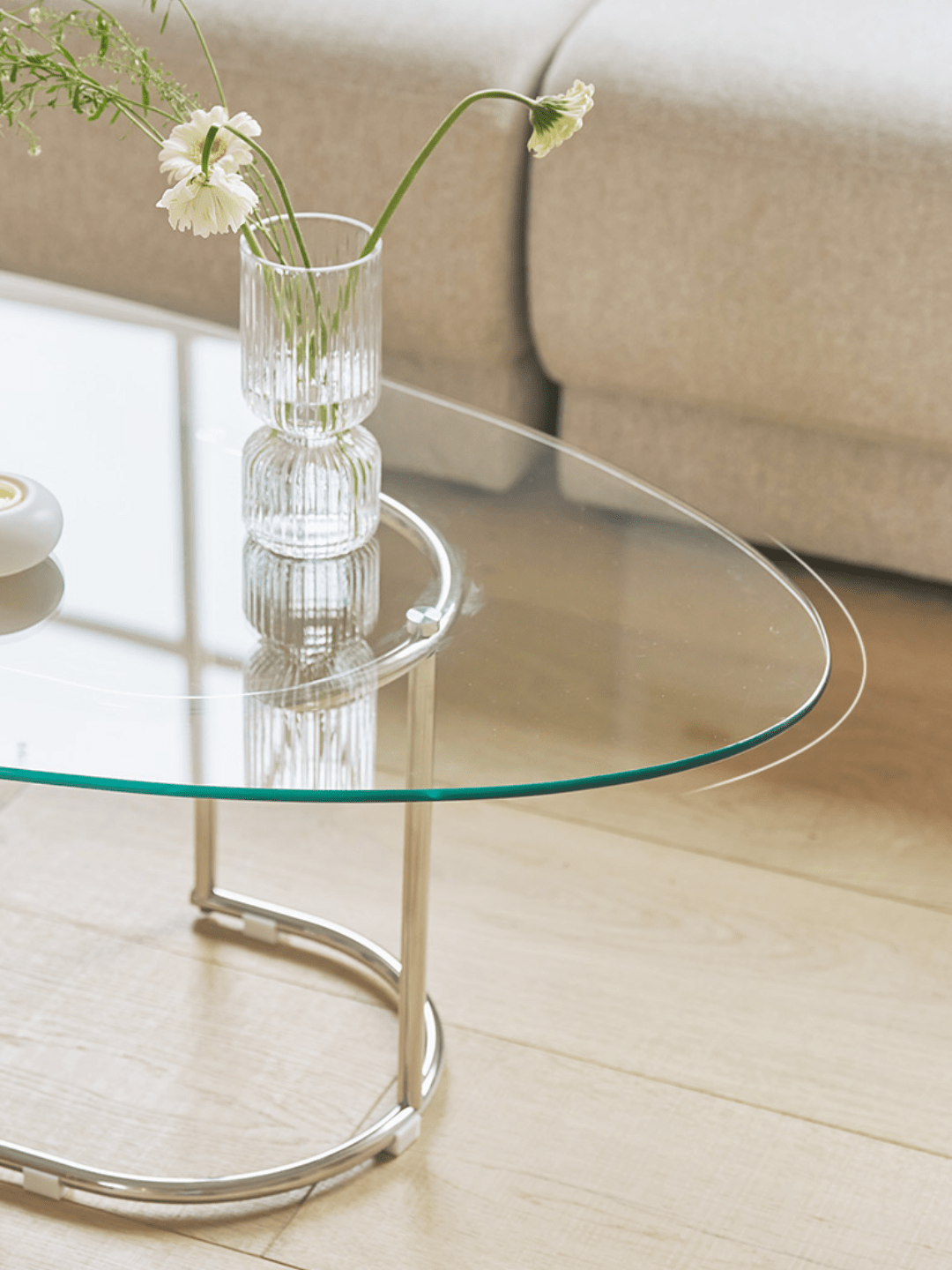 Roomnhome日本公式】Roomnhome｜ボートテーブル ガラス おしゃれ 韓国