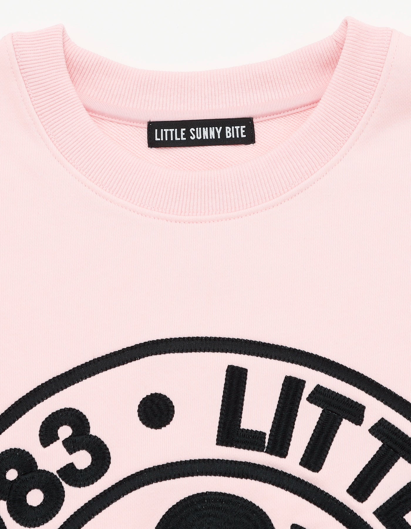 little sunny bite (リトルサニーバイト)logo sweat top / PINK