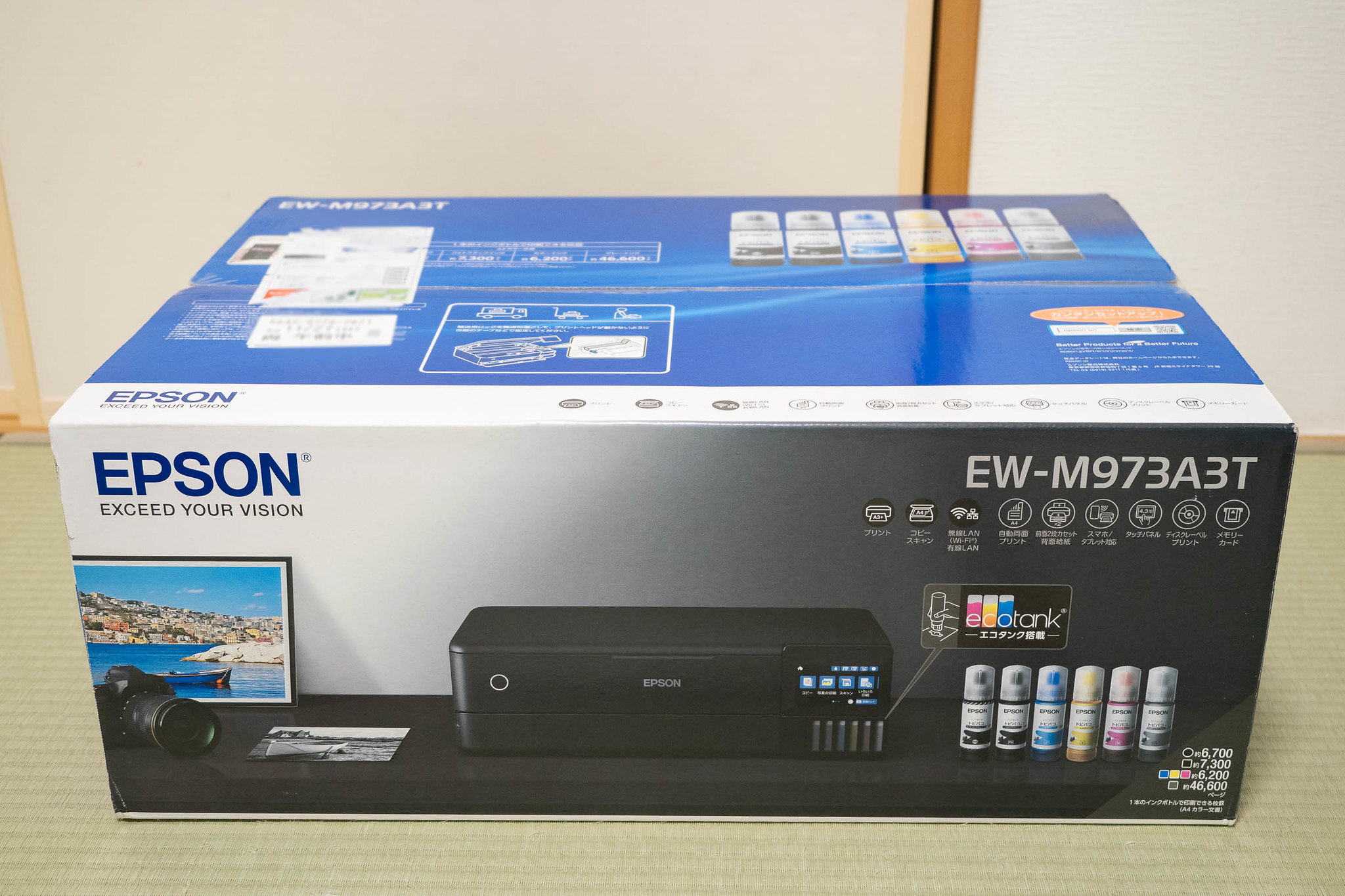 エプソンのエコタンク搭載プリンター「EW-M973A3T」を購入・設置したぞ