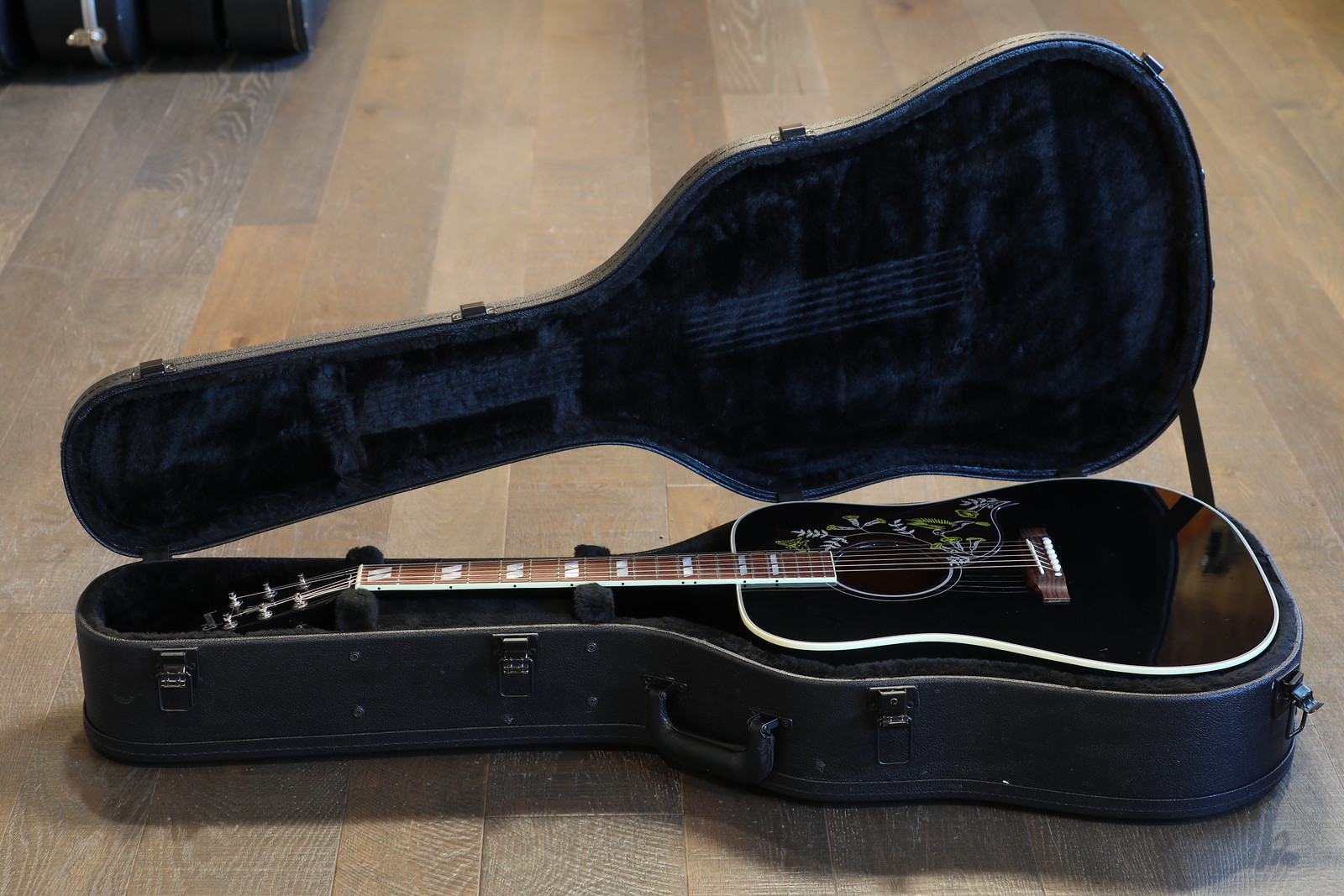 2023 Gibson Hummingbird Standard Acoustic Guitar Ebony Black +