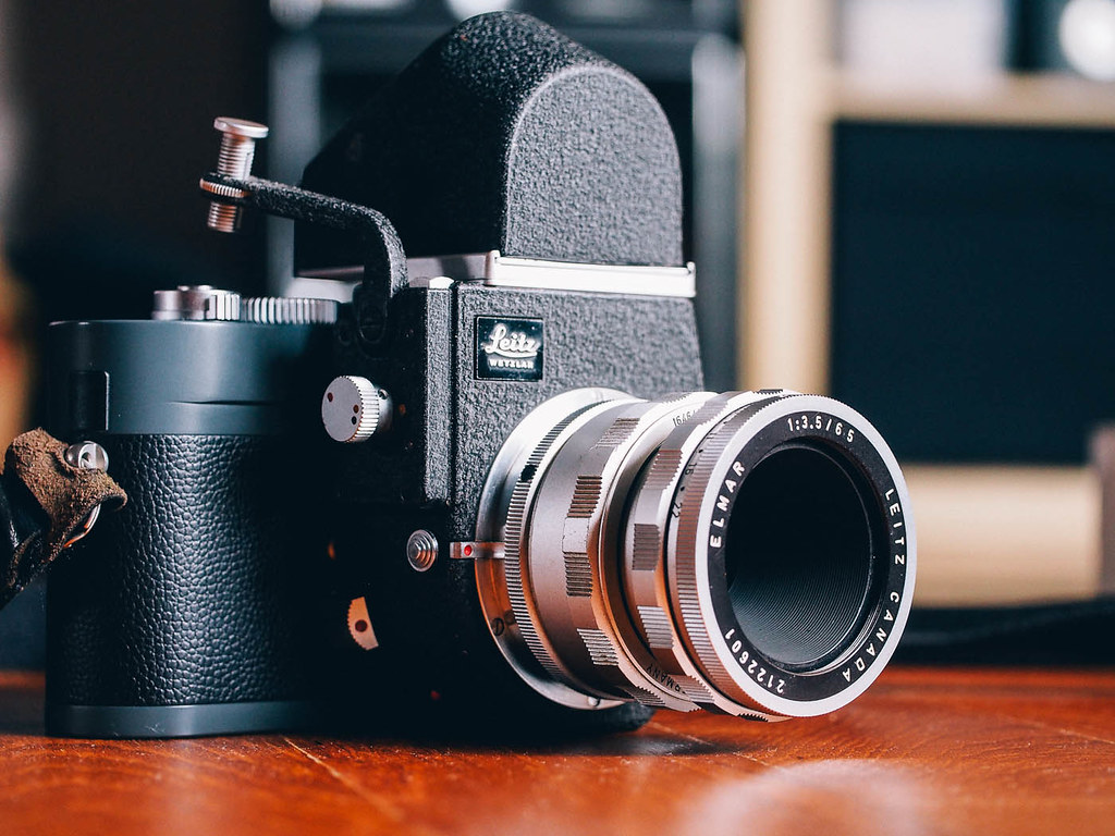 Leica ME with Visoflex III, 65 elmar. | Finally, can do macr… | Flickr